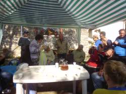 Gyuri bácsi köszönt minket