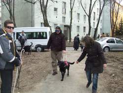 Vakvezető munka kipróbálása Vakvezető munka kipróbálása